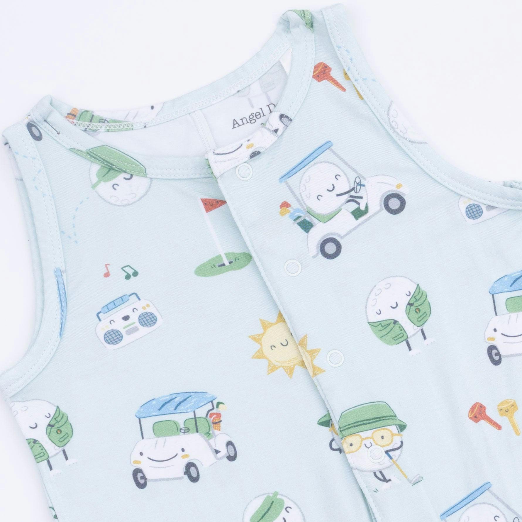 Golf Pros - Sleeveless Shortie Romper