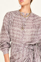 Florence Blouse in Grappa Minnow