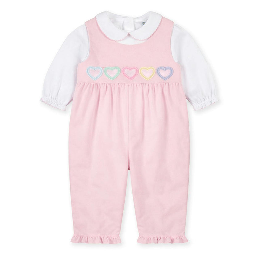 Corduroy Longall with Hearts