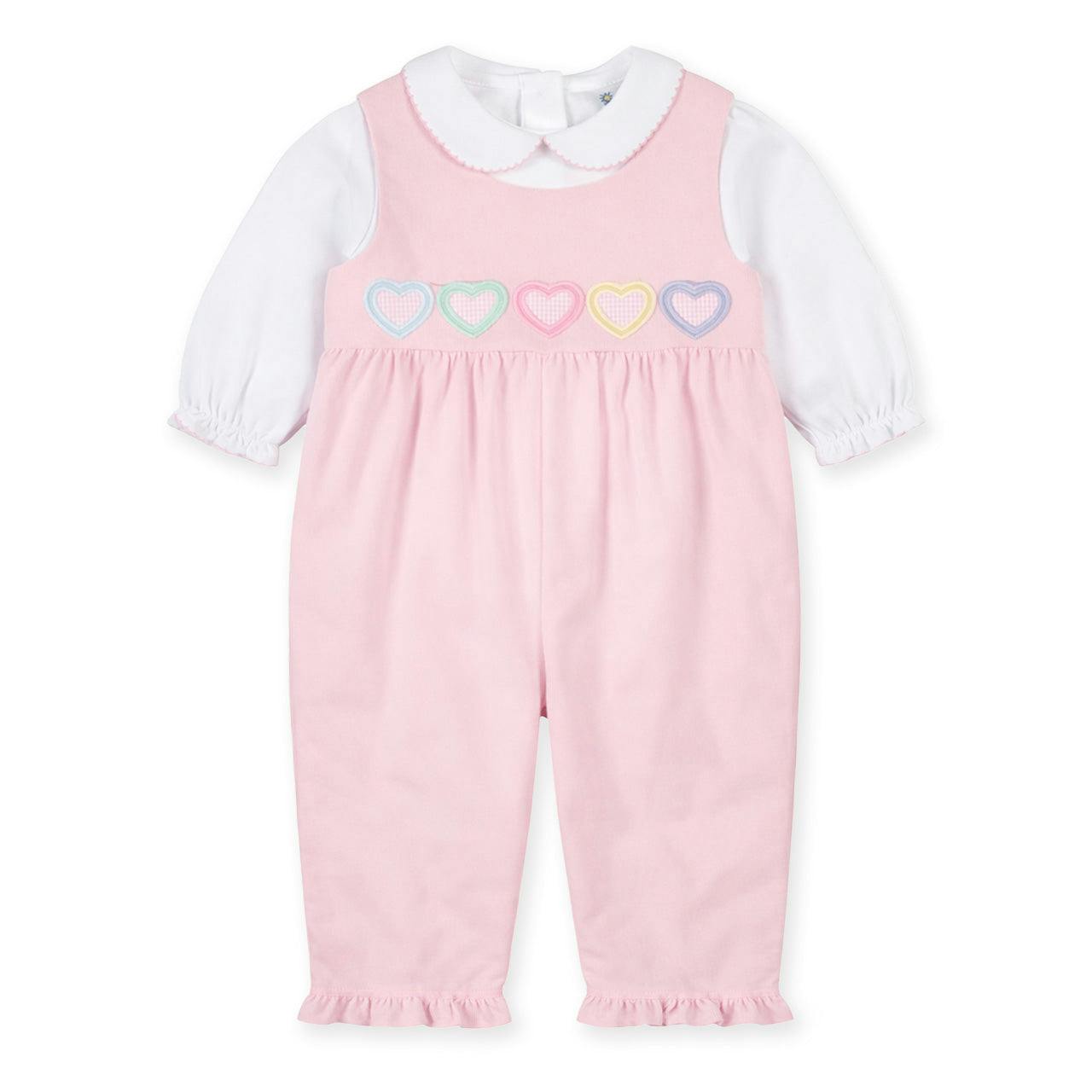 Corduroy Longall with Hearts