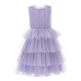 Purple Farvue Tiered Tulle Dress