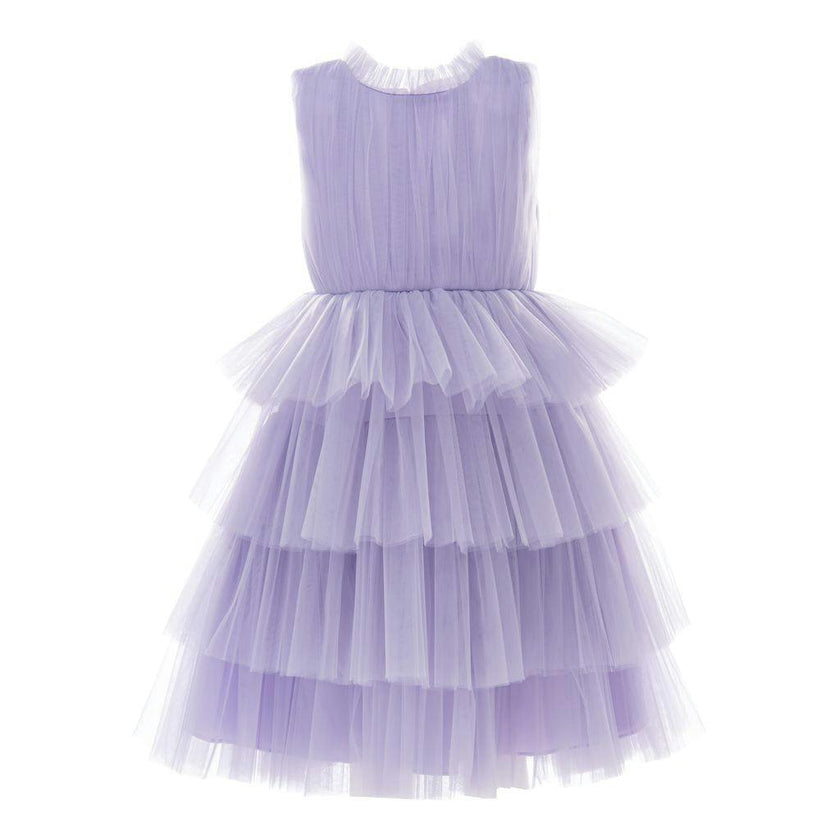 Purple Farvue Tiered Tulle Dress