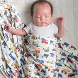 Knit Swaddle Blanket - Diesel
