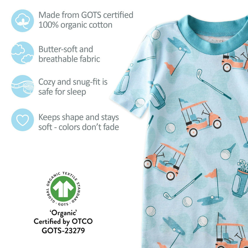 SHADE Snug-fit 2-Piece Toddler Pajamas for Boys & Girls