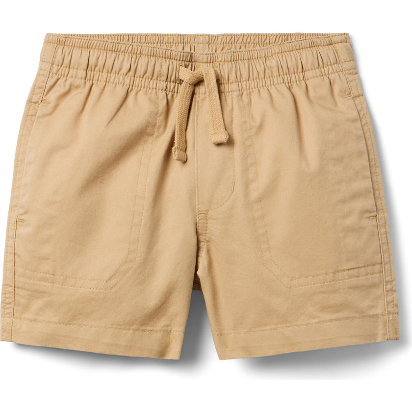 Twill Patch Pocket Pull-On Short