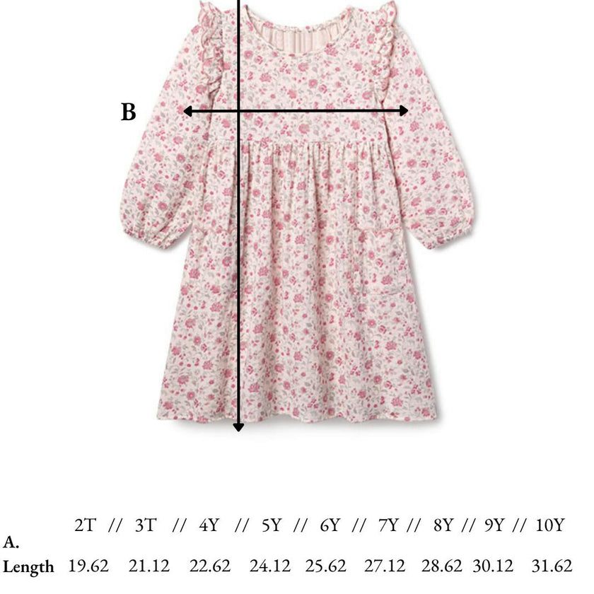 Kate Dress in Blushing Blooms