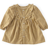 Dijon Gingham Dress, Yellow