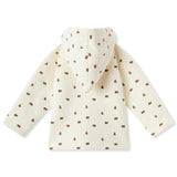 Honey Reversible Waffle Knit Hooded Jacket