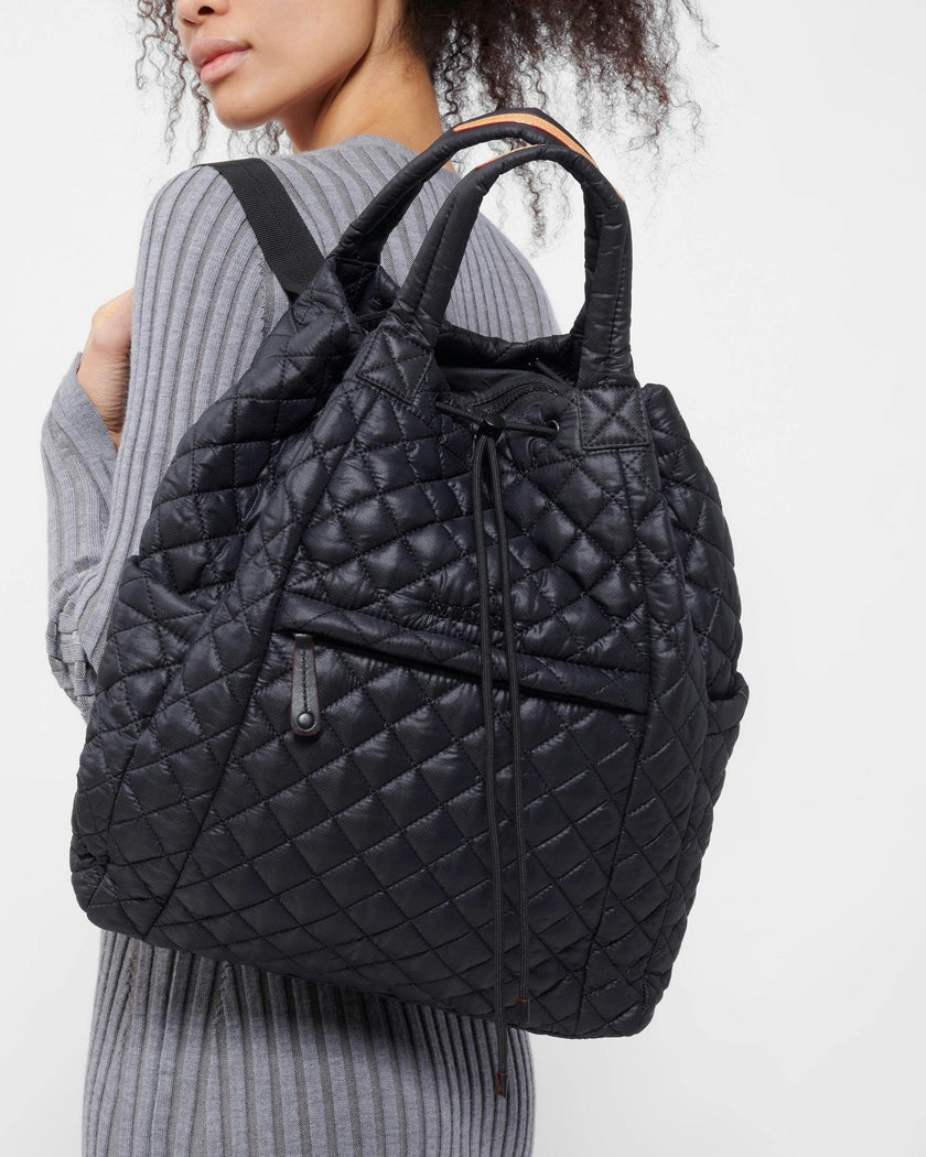 Black Metro Convertible Backpack