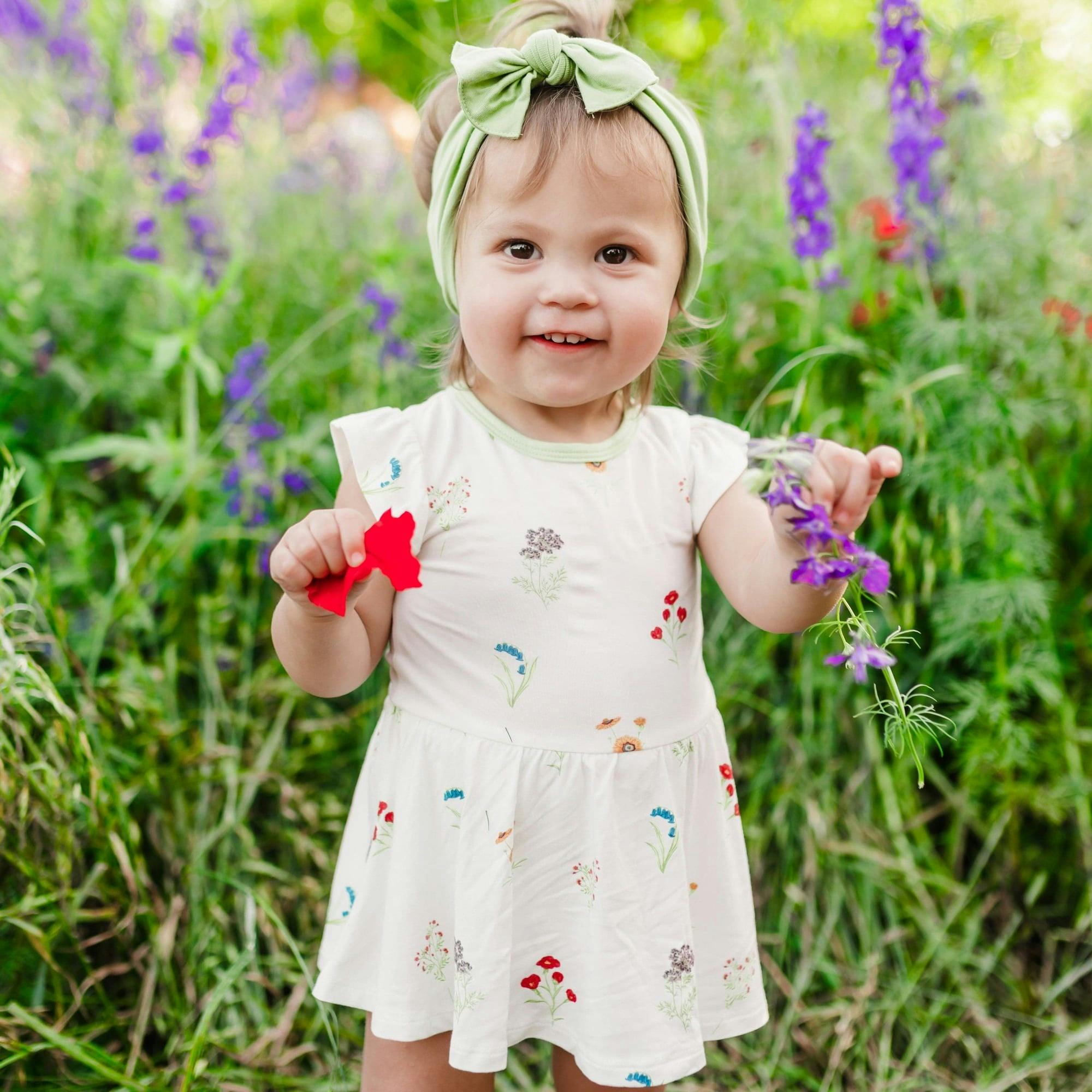 Twirl Bodysuit Dress, Florals