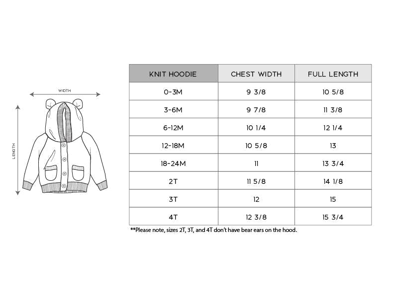 Baby Girl Knit Hoodie