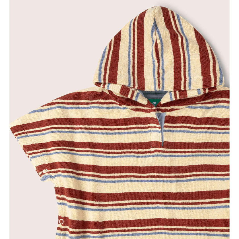 Beach Stripe Baby Towel Poncho, Multi