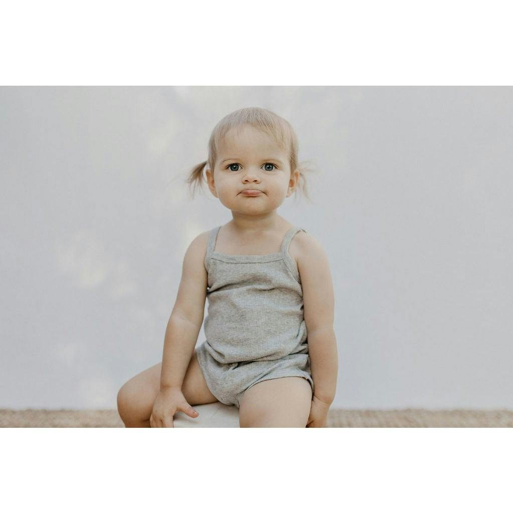 Baby Girl's Sleeveless Onesie Set
