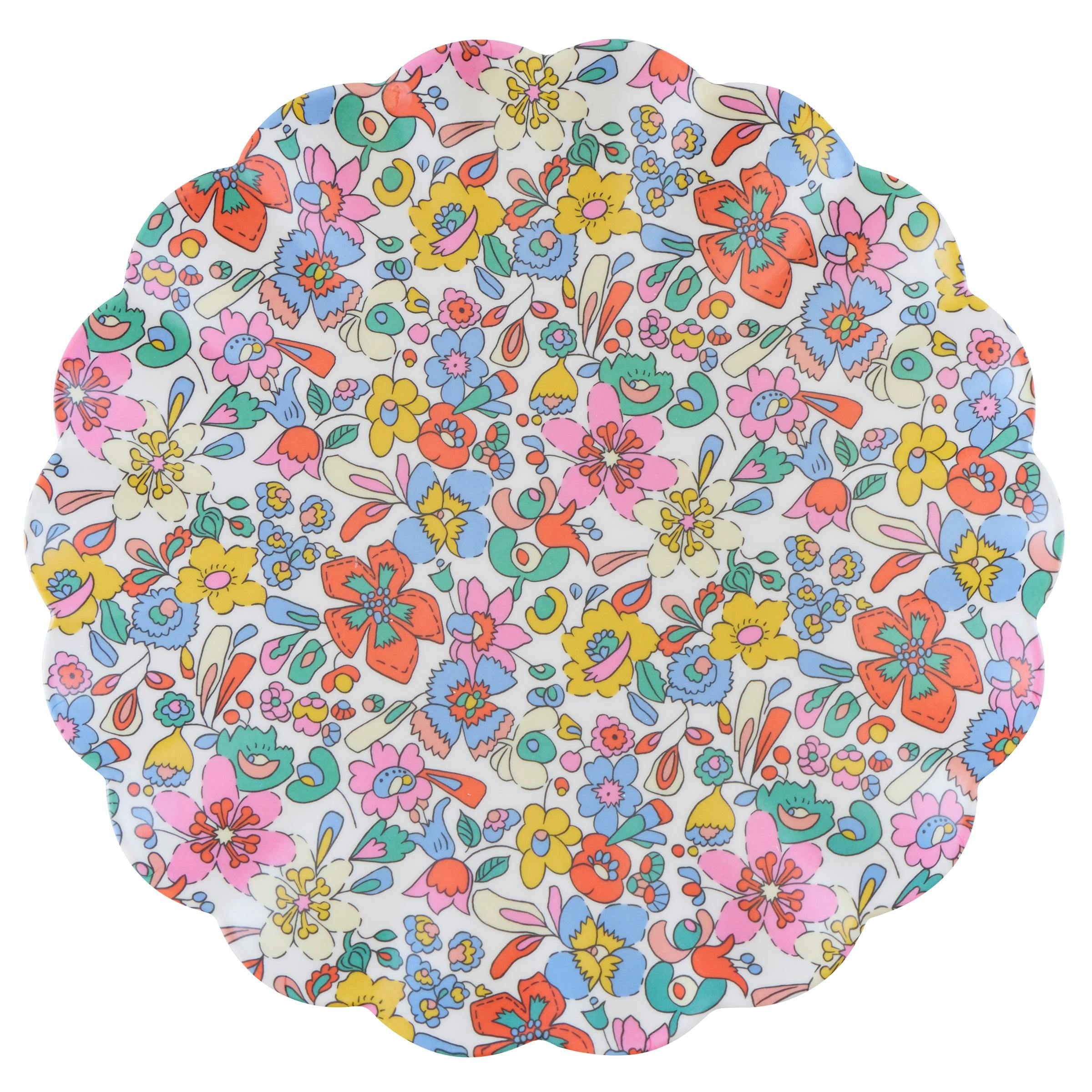 Meri Meri x Liberty Garden Party Reusable Large Plates