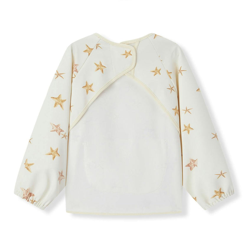 Starfish Dreams Long Sleeve Pocket Bib
