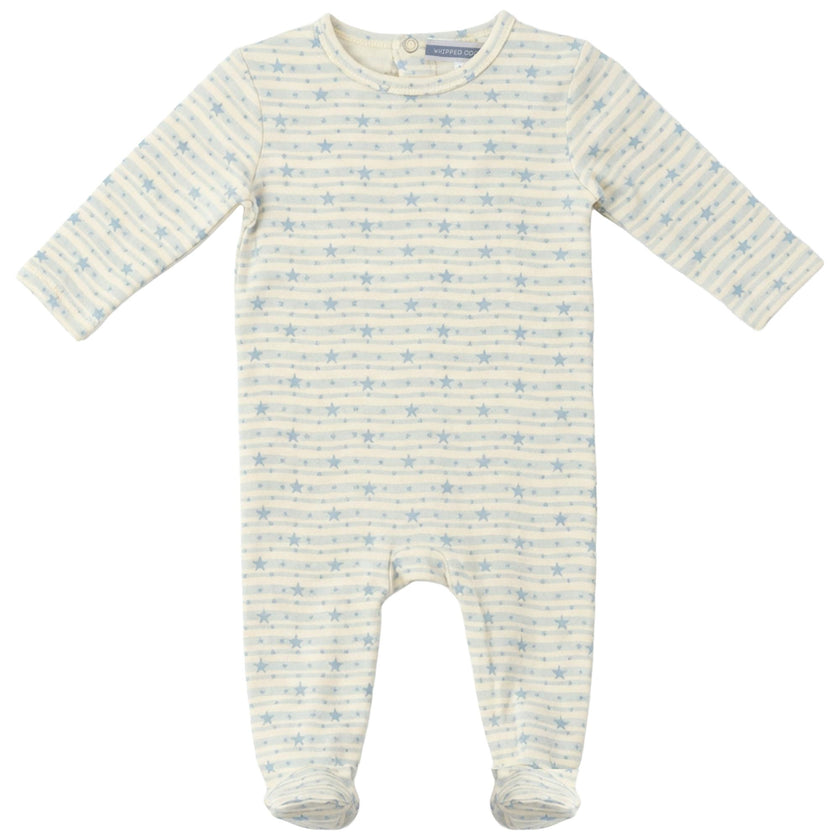 Stripped Dotted Heart and Star Onesie