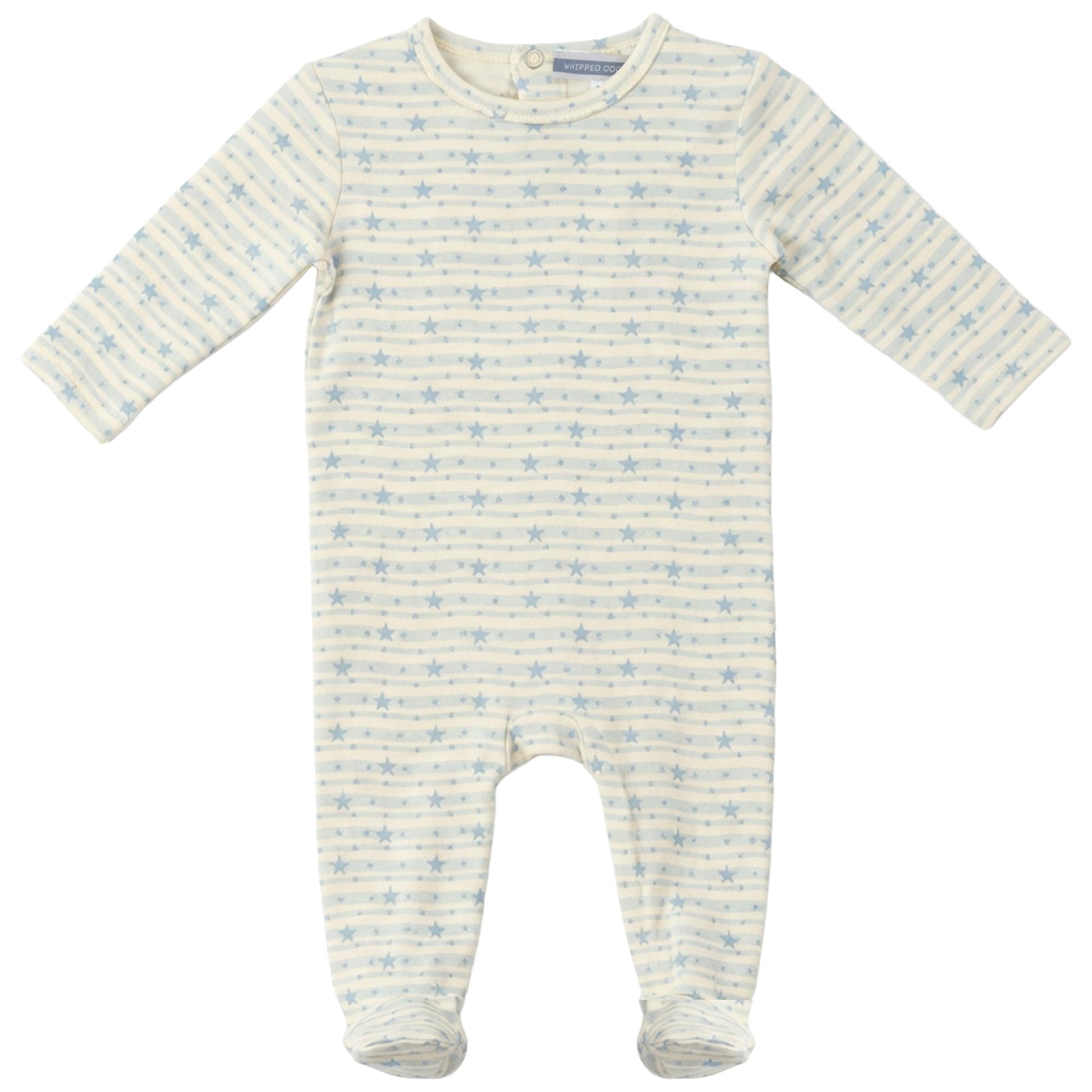 Stripped Dotted Heart and Star Onesie