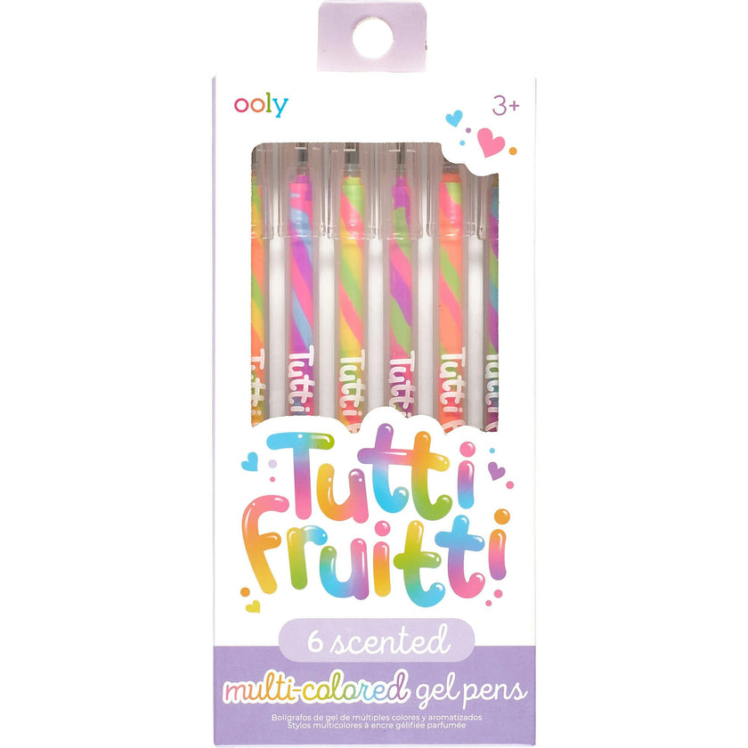 Tutti Fruitti Scented Gel Pens - Multi-Colored - Set of 6
