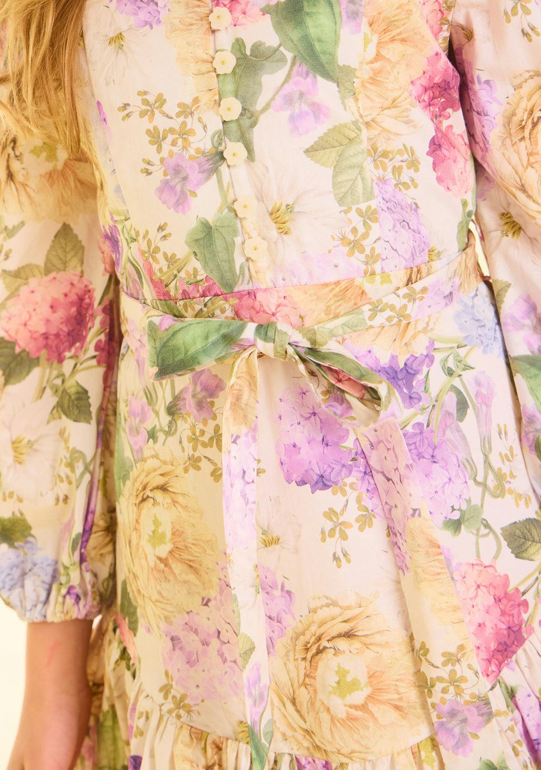 Seraphina Sleeve Cotton Mini Dress