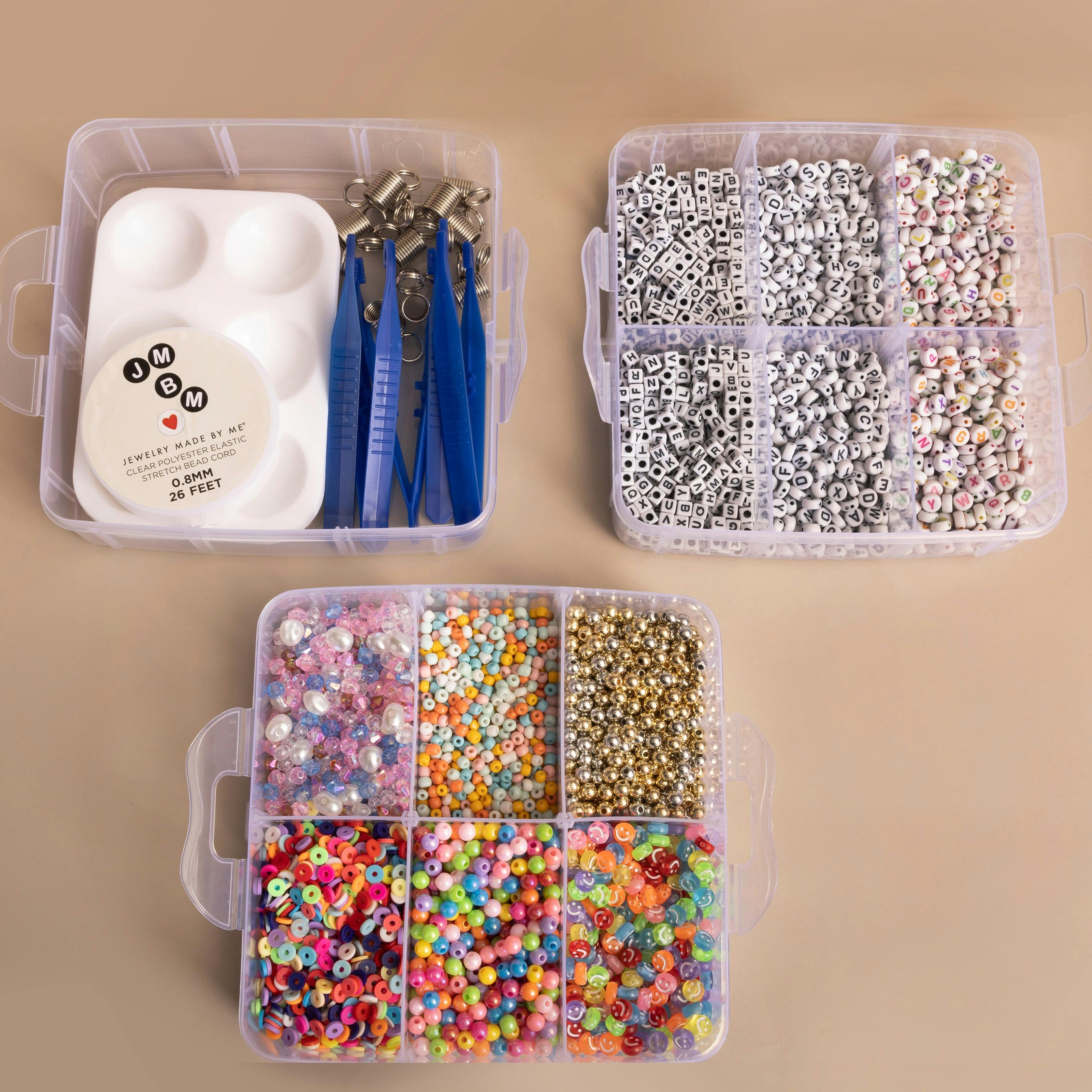 DIY Jewelry Letter Bead Party Kit, Over 5700 Pieces