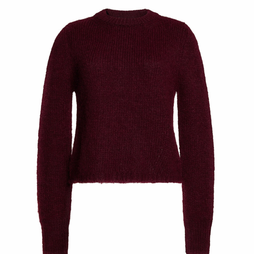 AVA SWEATER | MERLOT