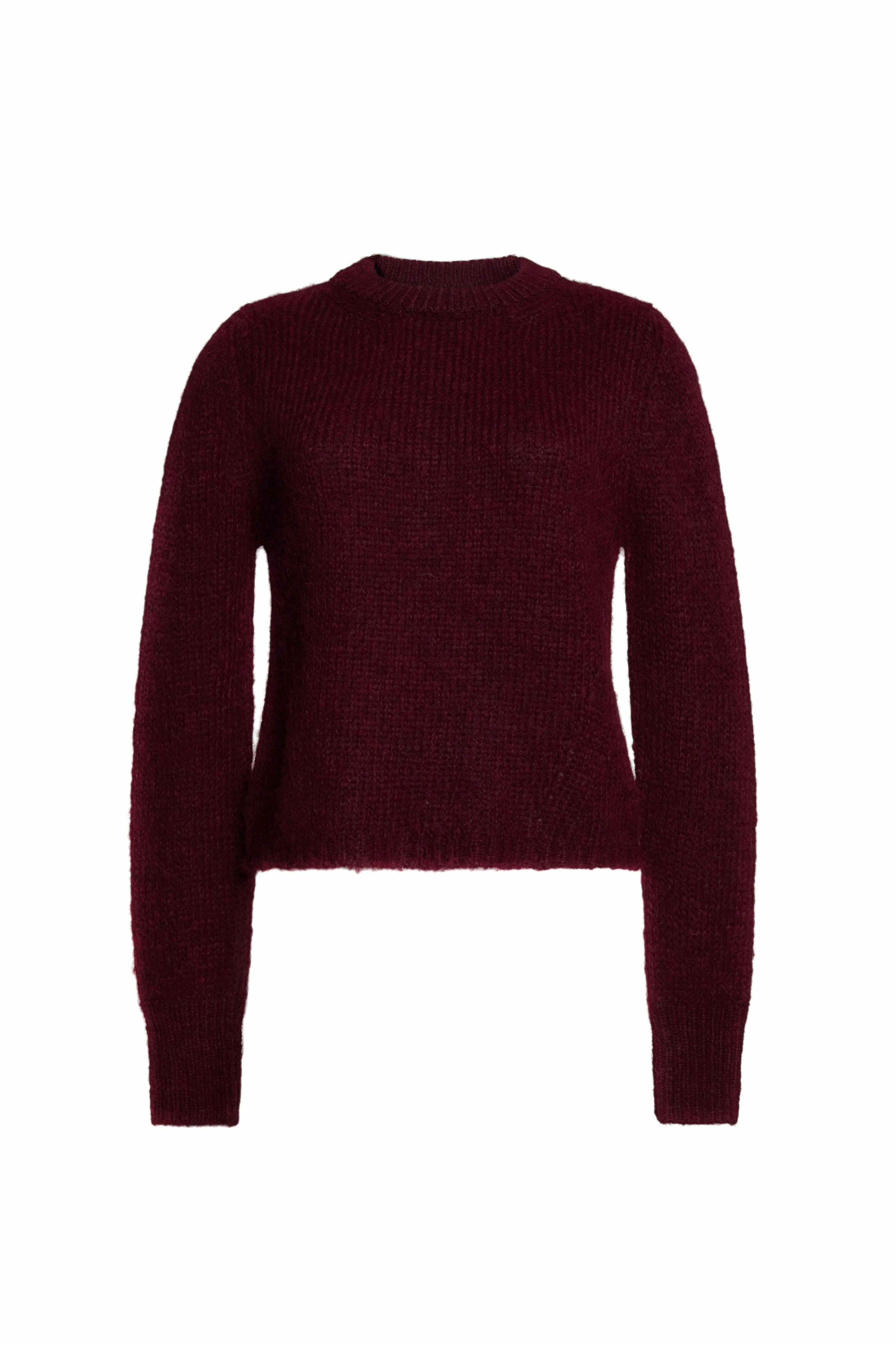 AVA SWEATER | MERLOT