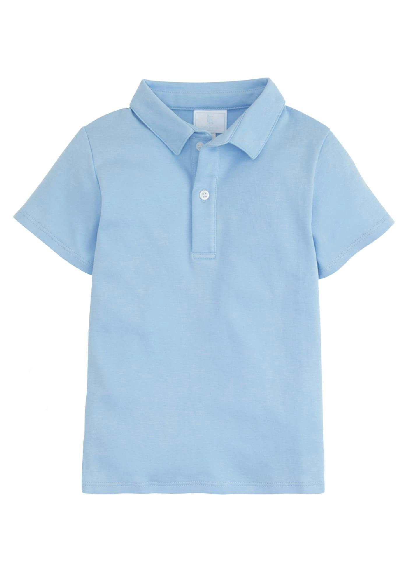 Short Sleeve Polo - Light Blue