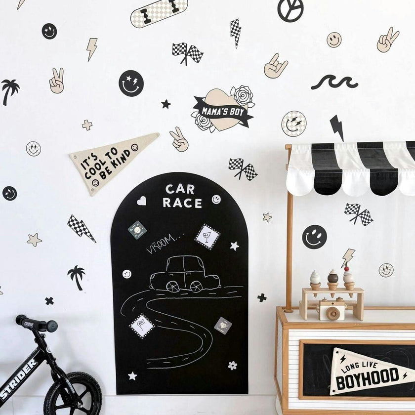 Peel & Stick Fabric Wall Stickers
