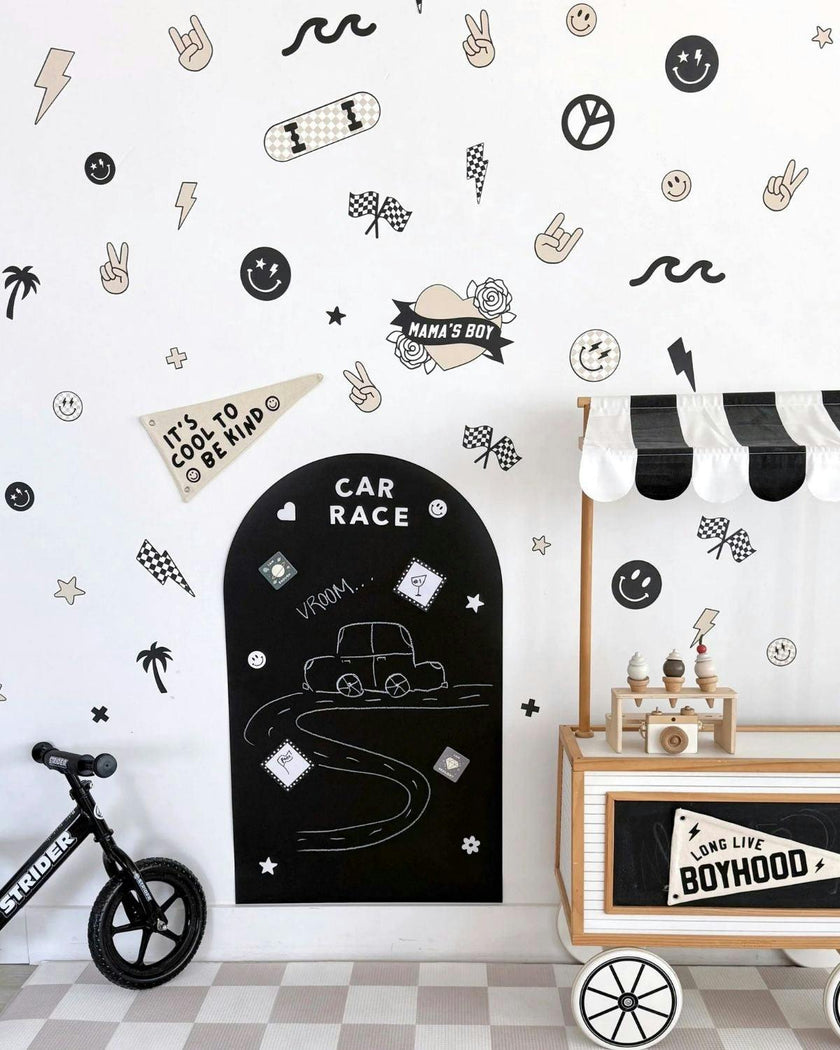 Peel & Stick Fabric Wall Stickers