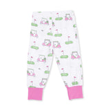 Golf Carts Pink - Short Sleeve Loungewear Set