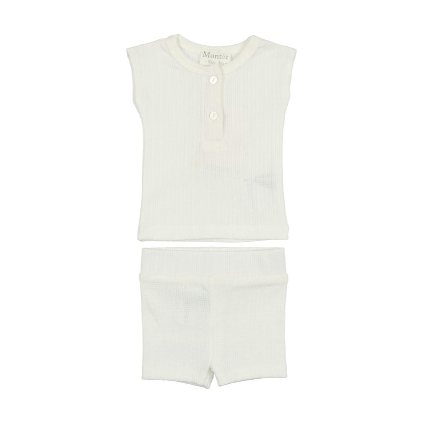 Ladder Stripe Short Set
