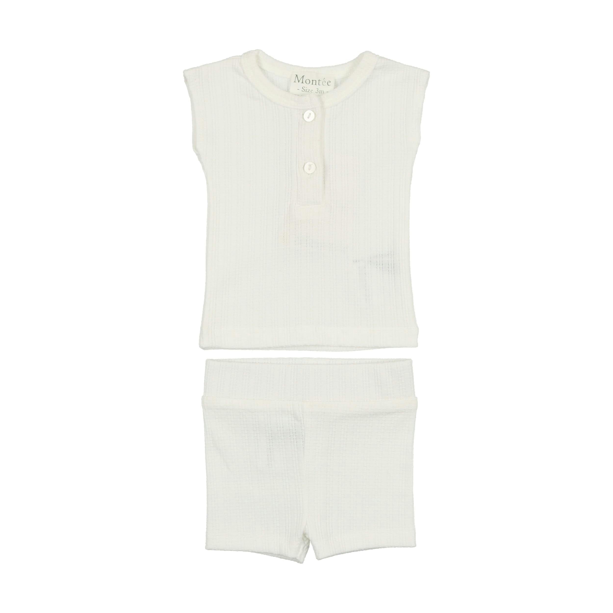 Ladder Stripe Short Set
