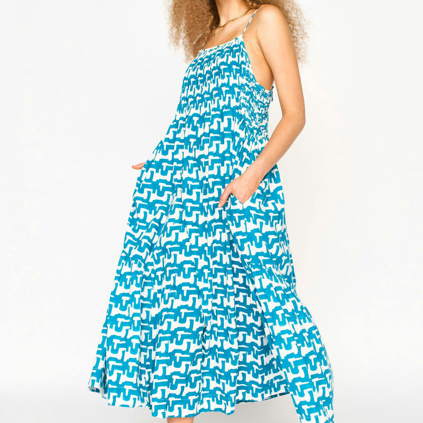 Janeiro Dress, Blue