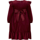 Chloe Velvet & Satin Bow Party Dress