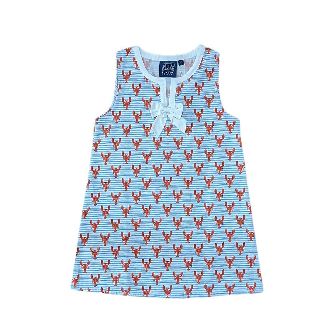 Lobster Wave Shift Dress
