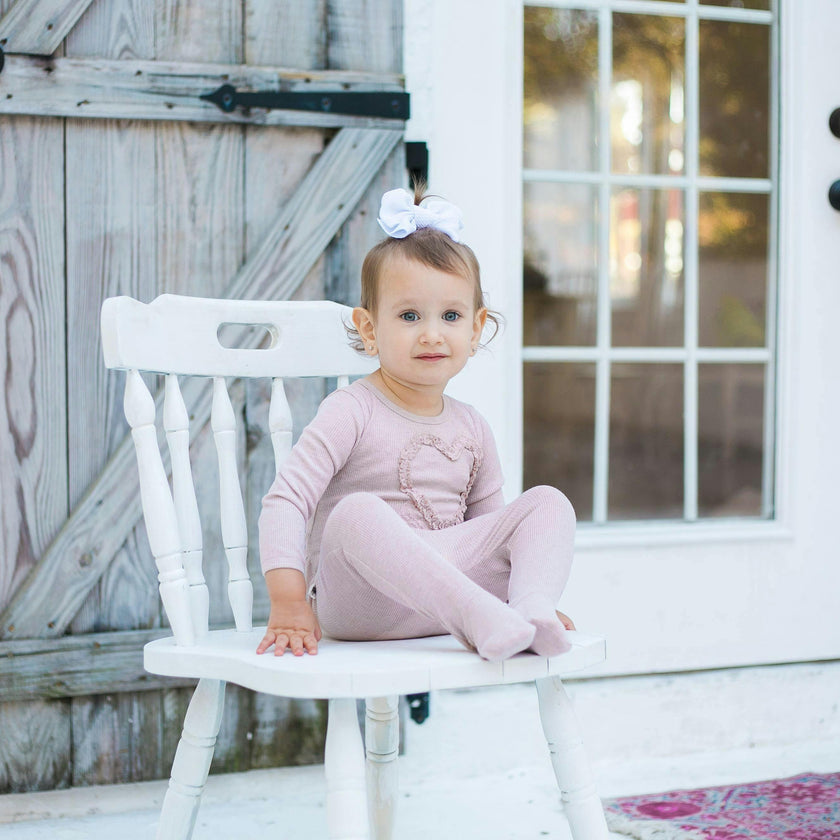 Shadow Shape Long Sleeve Footie