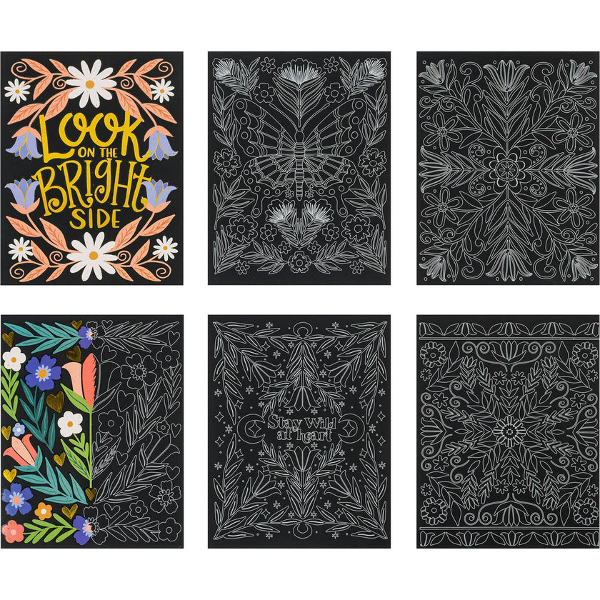 Scratch Art: Paper Pad - Garden