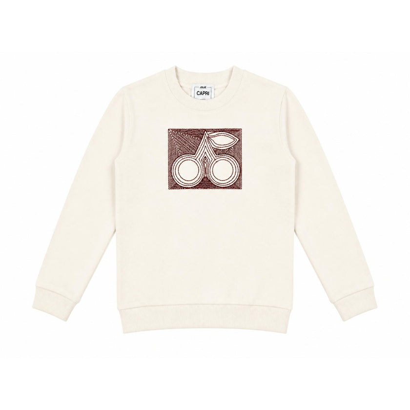 Cherry Embroidery Sweatshirt