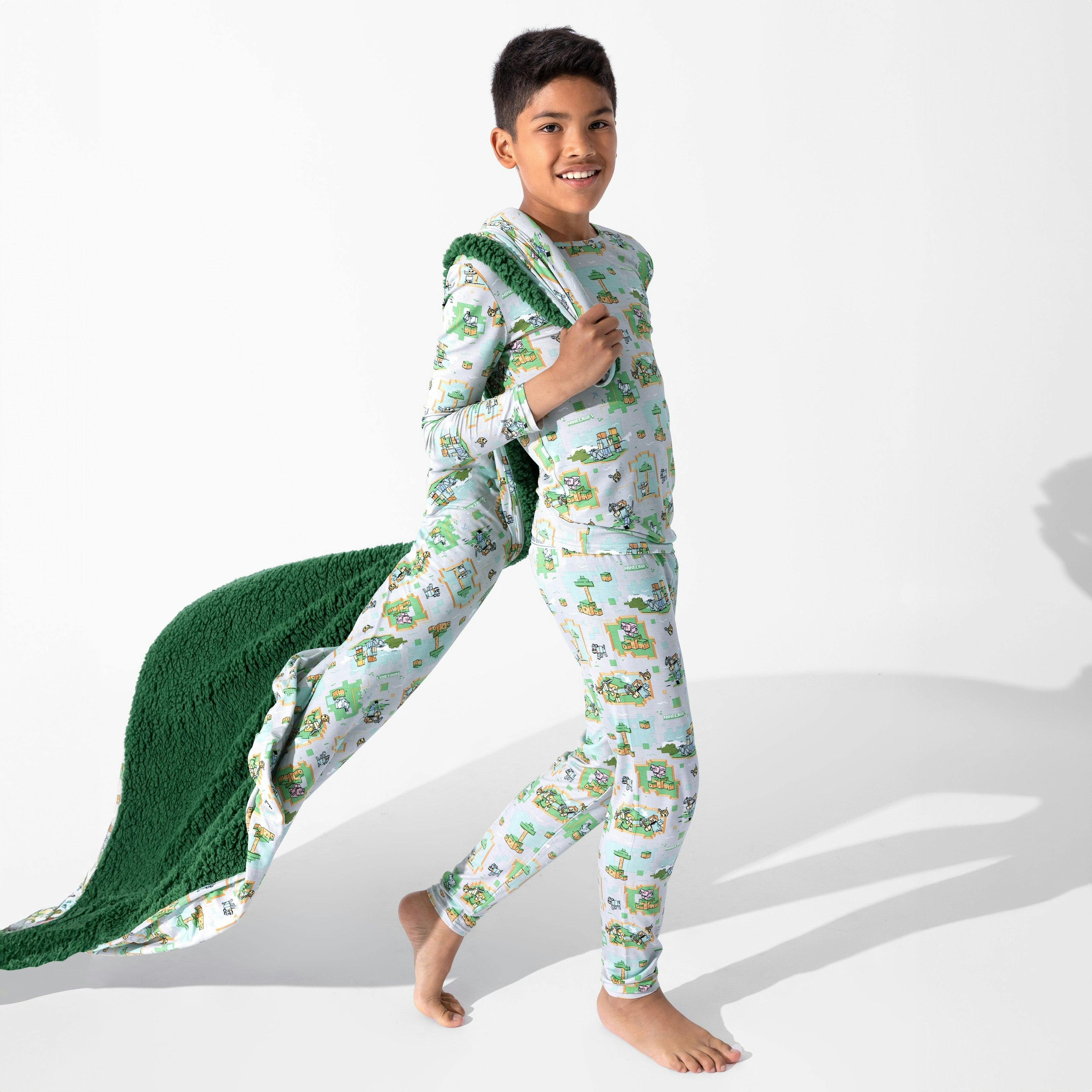 Minecraft: Overworld Dreams Bamboo Kids Pajamas