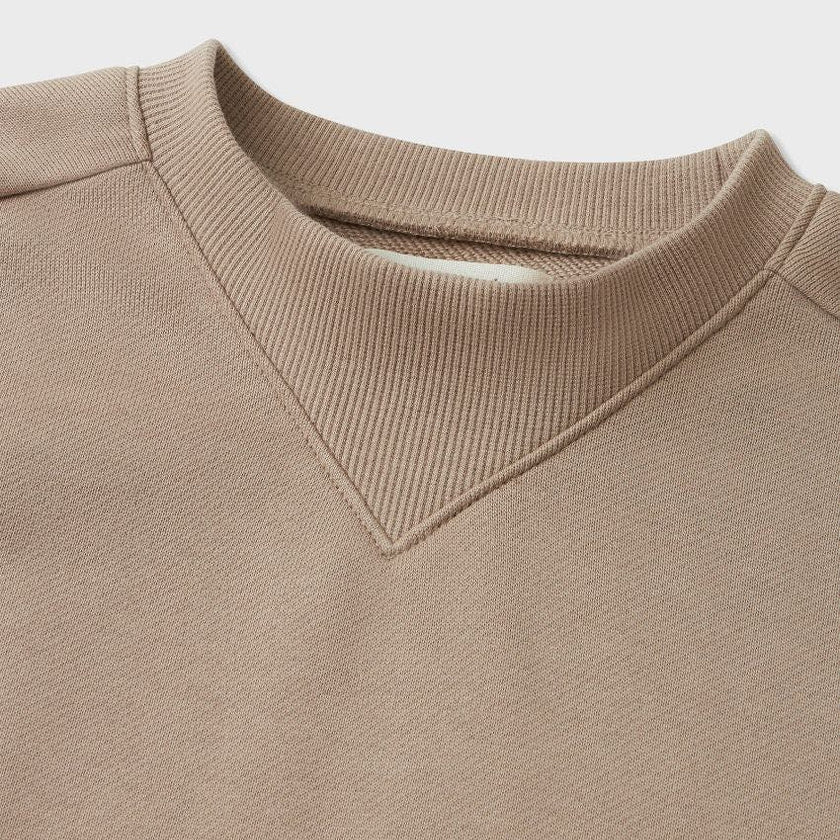 Organic Cotton Cropped Sweatshirt