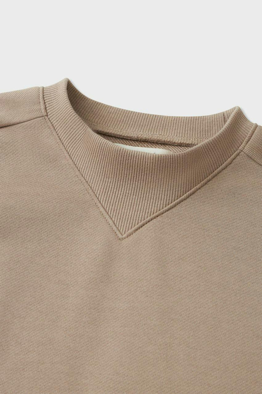 Organic Cotton Cropped Sweatshirt
