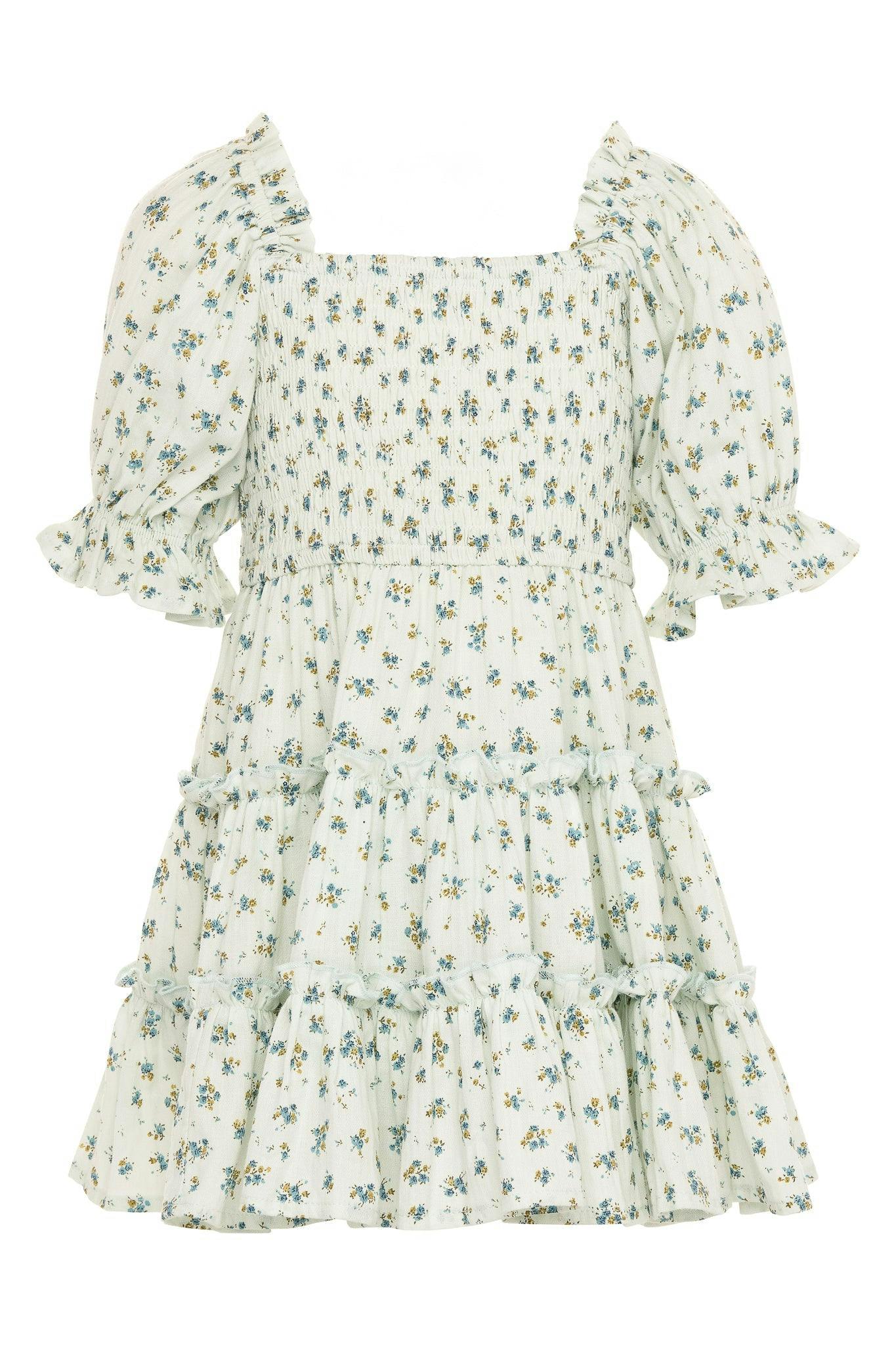 Mini Madeline Dress in Blue