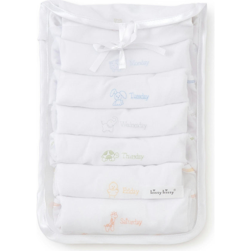 Boys Days of the Week Onesies Set