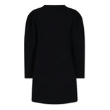 Black Heart Bear Over Logo Print Dress