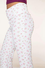 Foldover Rib Flare Legging