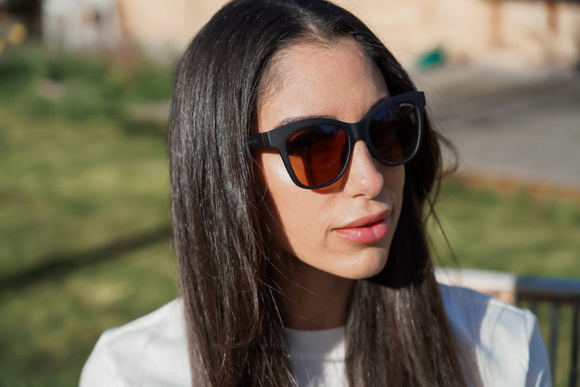 Iconic Wayfarer Ombre | Polarized Sunglasses | Adult | 15+ Y | Black
