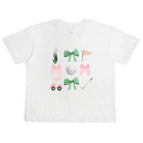 Coquette Golf Girl Adult Short Sleeve T-Shirt