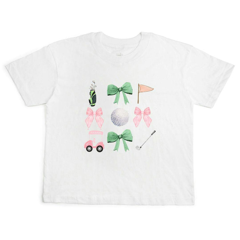 Coquette Golf Girl Adult Short Sleeve T-Shirt