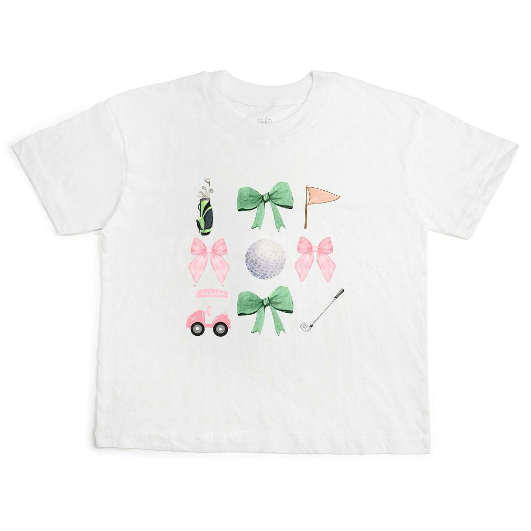 Coquette Golf Girl Adult Short Sleeve T-Shirt