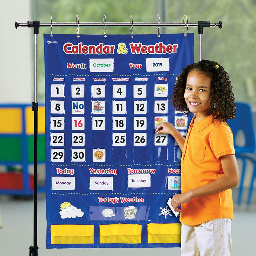 Calendar & Weather Pocket Chart